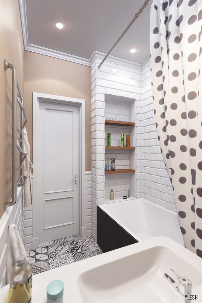 Пятнадцать потрясающих решений для маленьких ванных – просто, стильно, эргономично, комфортно
