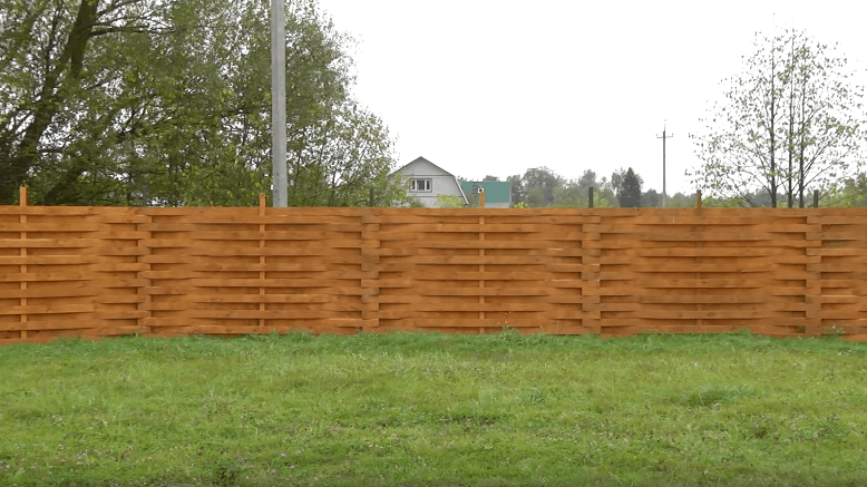 Плетеный забор из дерева: красивый и надежный для вашего участка