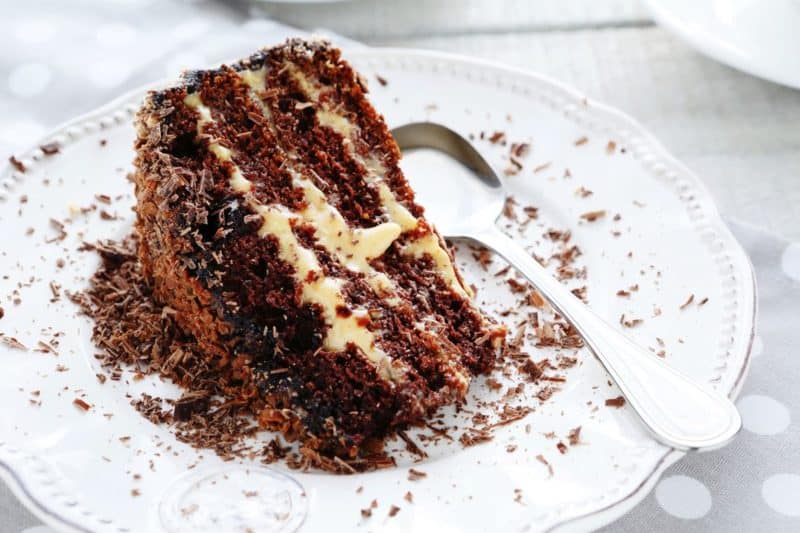 Шоколадный торт со сгущёнкой