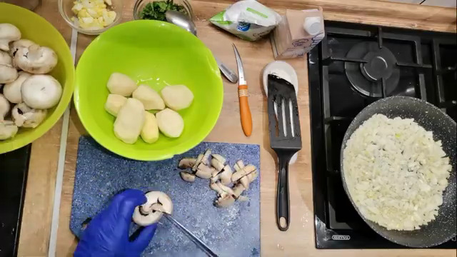 Рецепт сливочного супа с грибами